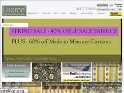 Sites similar to loomefabrics.co.uk