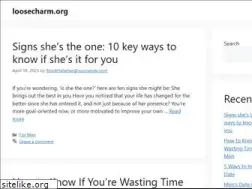 Sites similar to loosecharm.org
