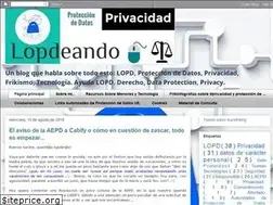 Sites similar to lopdeando.blogspot.com.es