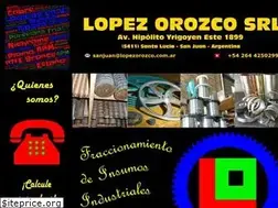 Sites similar to lopezorozco.com.ar
