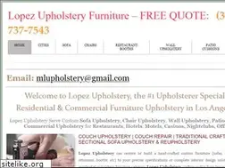 Sites similar to lopezupholstery.com