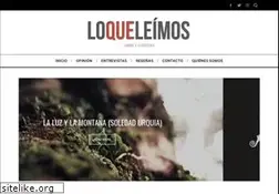 Sites similar to loqueleimos.com