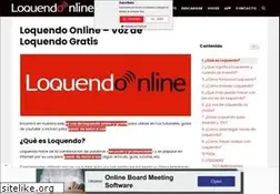 Sites similar to loquendo.online