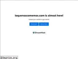 Sites similar to loquenoscomemos.com
