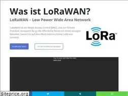 Sites similar to lora-wan.de