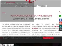 Sites similar to lord-of-event.de
