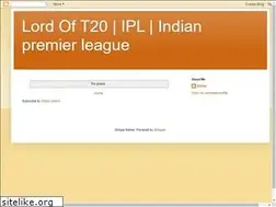 Sites similar to lordoftwenty20.blogspot.com