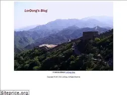Sites similar to lordong.xyz