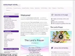 Sites similar to lords-prayer-words.com