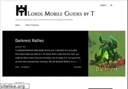 Sites similar to lordsmobileguidesbyt.com