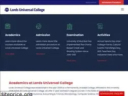 Sites similar to lordsuniversal.edu.in