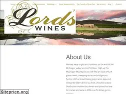 Sites similar to lordswinery.com