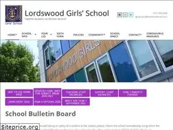 Sites similar to lordswoodgirls.co.uk