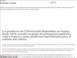 Sites similar to loreal.es
