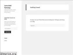 Sites similar to loreandfantasy.com