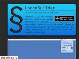 Sites similar to lorembuilder.com