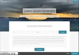 Sites similar to loremipsum.de