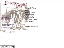 Sites similar to lorenzhart.org