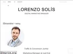 Sites similar to lorenzosolis.com