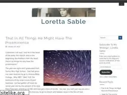 Sites similar to lorettasable.com
