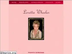Sites similar to lorettawheeler.com