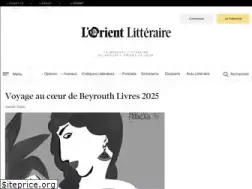 Sites similar to lorientlitteraire.com