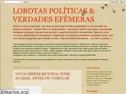 Sites similar to lorotaspoliticaseverdades.blogspot.com