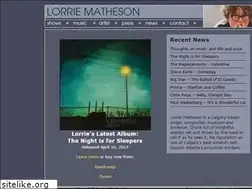Sites similar to lorriematheson.com