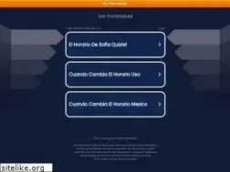 Sites similar to los-horarios.es