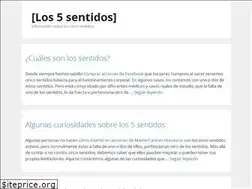 Sites similar to los5sentidos.org