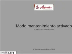 Sites similar to losalejandros.com