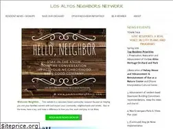 Sites similar to losaltosneighbors.com