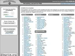 Sites similar to losangeles.freeclassifieds.com