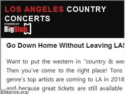 Sites similar to losangelescountryconcerts.com