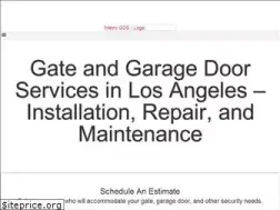 Sites similar to losangelesgarageandgates.com