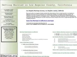Sites similar to losangelesmarriagelicense.com