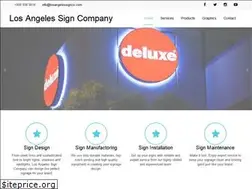 Sites similar to losangelessignco.com