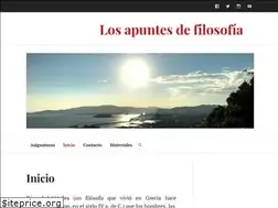 Sites similar to losapuntesdefilosofia.com
