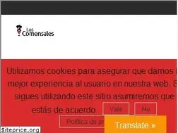 Sites similar to loscomensales.es