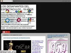 Sites similar to losdesafiantesdelespectaculo.blogspot.com