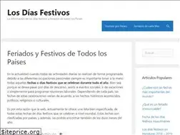 Sites similar to losdiasfestivos.com