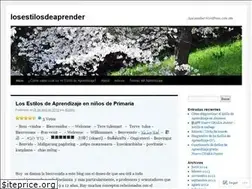 Sites similar to losestilosdeaprender.wordpress.com
