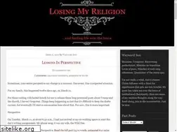 Sites similar to losingmyreligionblog.com