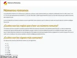 Sites similar to losnumerosromanos.info