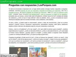 Sites similar to losporques.com