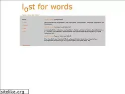 Sites similar to lost-for-words.at