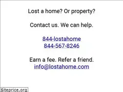Sites similar to lostahome.com