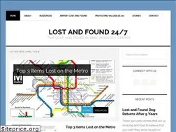 Sites similar to lostandfound247.com