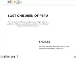 Sites similar to lostchildrenofperu.com