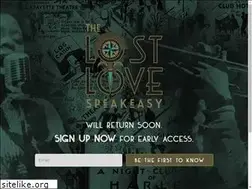 Sites similar to lostlovespeakeasy.com